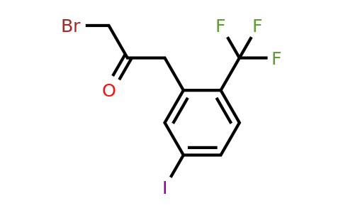 1806651-34-2 | 1-Bromo-3-(5-iodo-2-(trifluoromethyl)phenyl)propan-2-one