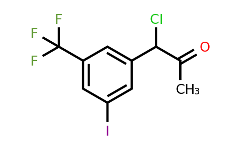 1806651-37-5 | 1-Chloro-1-(3-iodo-5-(trifluoromethyl)phenyl)propan-2-one