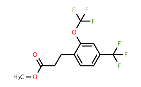 1806651-51-3 | Methyl 3-(2-(trifluoromethoxy)-4-(trifluoromethyl)phenyl)propanoate