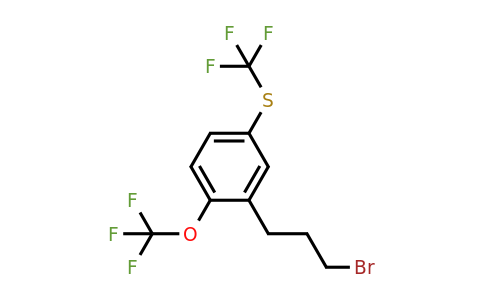 1806651-66-0 | 1-(3-Bromopropyl)-2-(trifluoromethoxy)-5-(trifluoromethylthio)benzene