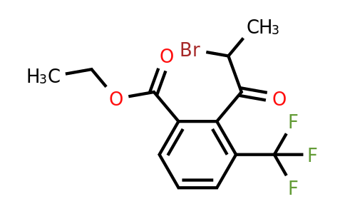 1806651-92-2 | Ethyl 2-(2-bromopropanoyl)-3-(trifluoromethyl)benzoate