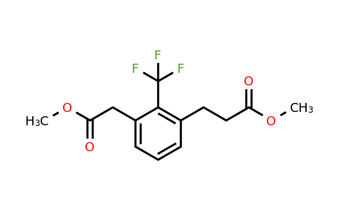 1806652-15-2 | Methyl 3-(3-methoxy-3-oxopropyl)-2-(trifluoromethyl)phenylacetate