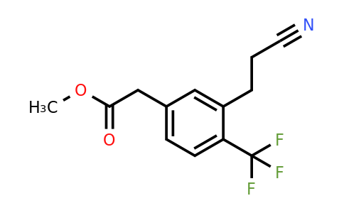 1806652-18-5 | Methyl 3-(2-cyanoethyl)-4-(trifluoromethyl)phenylacetate