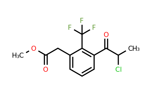 1806652-26-5 | Methyl 3-(2-chloropropanoyl)-2-(trifluoromethyl)phenylacetate