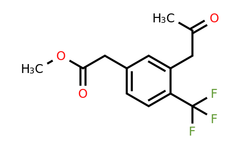 1806652-30-1 | Methyl 3-(2-oxopropyl)-4-(trifluoromethyl)phenylacetate