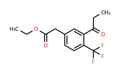 1806652-42-5 | Ethyl 3-propionyl-4-(trifluoromethyl)phenylacetate