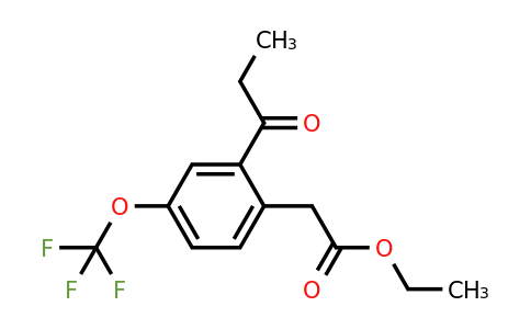 1806652-43-6 | Ethyl 2-propionyl-4-(trifluoromethoxy)phenylacetate