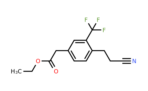 1806652-61-8 | Ethyl 4-(2-cyanoethyl)-3-(trifluoromethyl)phenylacetate