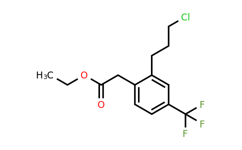 1806652-62-9 | Ethyl 2-(3-chloropropyl)-4-(trifluoromethyl)phenylacetate