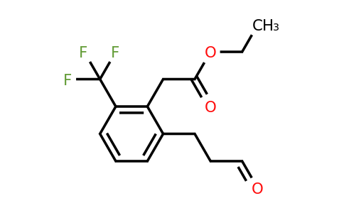1806652-66-3 | Ethyl 2-(3-oxopropyl)-6-(trifluoromethyl)phenylacetate