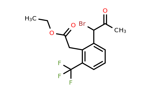 1806652-78-7 | Ethyl 2-(1-bromo-2-oxopropyl)-6-(trifluoromethyl)phenylacetate