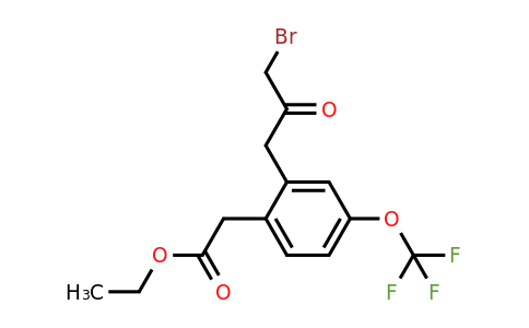 1806652-94-7 | Ethyl 2-(3-bromo-2-oxopropyl)-4-(trifluoromethoxy)phenylacetate