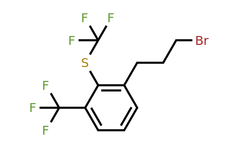 1806653-37-1 | 3-(3-Bromopropyl)-2-(trifluoromethylthio)benzotrifluoride