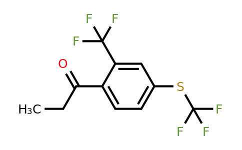 1806653-51-9 | 1-(2-(Trifluoromethyl)-4-(trifluoromethylthio)phenyl)propan-1-one