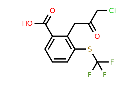 1806653-53-1 | 2-(3-Chloro-2-oxopropyl)-3-(trifluoromethylthio)benzoic acid