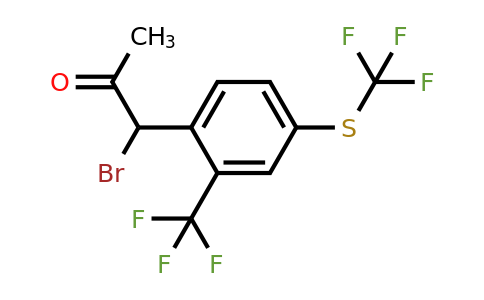1806653-91-7 | 1-Bromo-1-(2-(trifluoromethyl)-4-(trifluoromethylthio)phenyl)propan-2-one