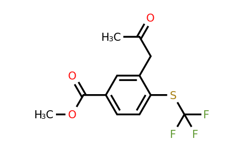 1806654-10-3 | Methyl 3-(2-oxopropyl)-4-(trifluoromethylthio)benzoate
