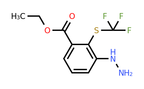 1806654-25-0 | Ethyl 3-hydrazinyl-2-(trifluoromethylthio)benzoate