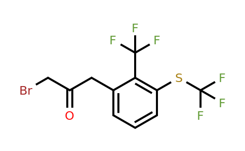 1806654-37-4 | 1-Bromo-3-(2-(trifluoromethyl)-3-(trifluoromethylthio)phenyl)propan-2-one