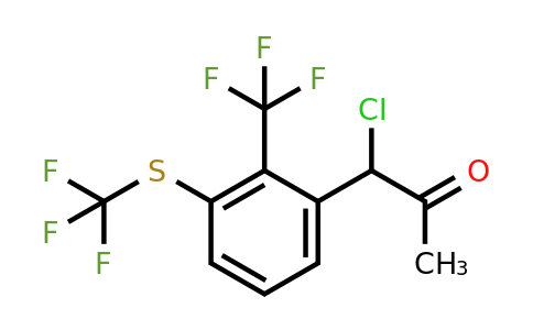 1806654-43-2 | 1-Chloro-1-(2-(trifluoromethyl)-3-(trifluoromethylthio)phenyl)propan-2-one