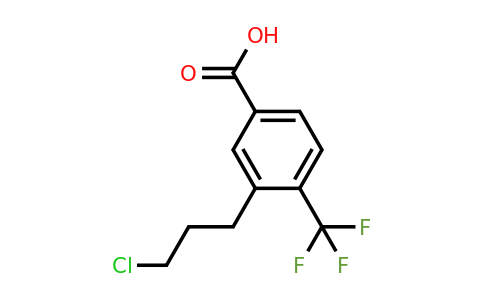 1806654-59-0 | 3-(3-Chloropropyl)-4-(trifluoromethyl)benzoic acid