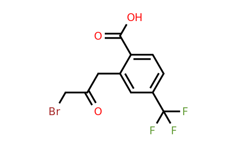 1806655-02-6 | 2-(3-Bromo-2-oxopropyl)-4-(trifluoromethyl)benzoic acid