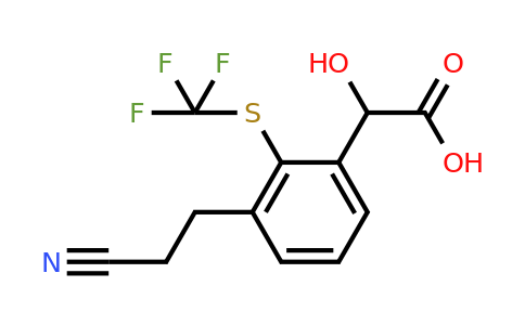 1806655-08-2 | 3-(2-Cyanoethyl)-2-(trifluoromethylthio)mandelic acid