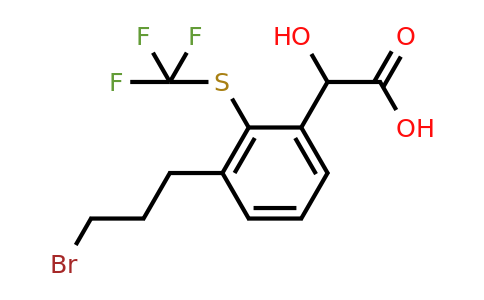 1806655-15-1 | 3-(3-Bromopropyl)-2-(trifluoromethylthio)mandelic acid