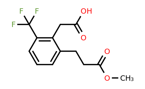1806655-37-7 | 2-(3-Methoxy-3-oxopropyl)-6-(trifluoromethyl)phenylacetic acid