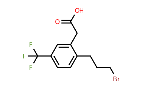 1806655-52-6 | 2-(3-Bromopropyl)-5-(trifluoromethyl)phenylacetic acid