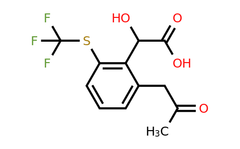 1806655-67-3 | 2-(2-Oxopropyl)-6-(trifluoromethylthio)mandelic acid