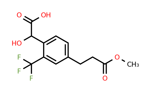 1806655-89-9 | 4-(3-Methoxy-3-oxopropyl)-2-(trifluoromethyl)mandelic acid