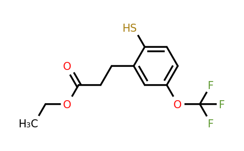 1806655-97-9 | Ethyl 3-(2-mercapto-5-(trifluoromethoxy)phenyl)propanoate