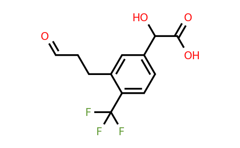1806656-26-7 | 3-(3-Oxopropyl)-4-(trifluoromethyl)mandelic acid