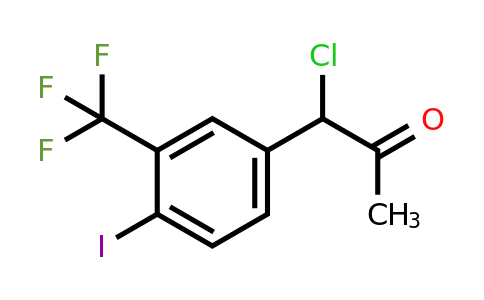 1806656-33-6 | 1-Chloro-1-(4-iodo-3-(trifluoromethyl)phenyl)propan-2-one