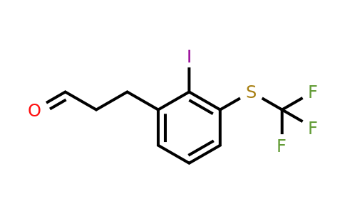 1806656-59-6 | 3-(2-Iodo-3-(trifluoromethylthio)phenyl)propanal