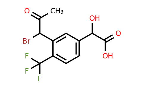 1806656-60-9 | 3-(1-Bromo-2-oxopropyl)-4-(trifluoromethyl)mandelic acid