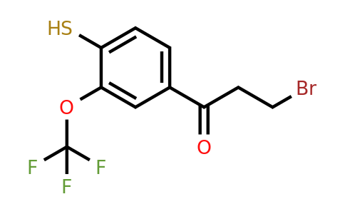 1806657-03-3 | 4-(3-Bromopropanoyl)-2-(trifluoromethoxy)thiophenol