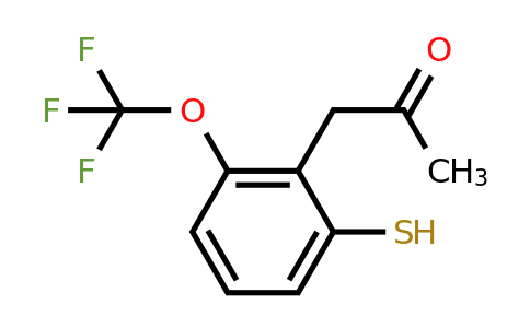 1806657-18-0 | 2-(2-Oxopropyl)-3-(trifluoromethoxy)thiophenol