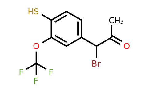 1806657-21-5 | 4-(1-Bromo-2-oxopropyl)-2-(trifluoromethoxy)thiophenol