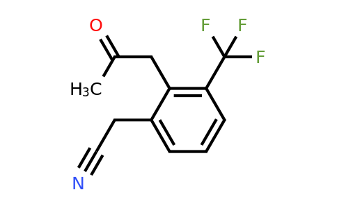 1806657-48-6 | 2-(2-Oxopropyl)-3-(trifluoromethyl)phenylacetonitrile