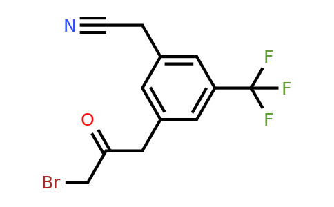 1806657-59-9 | 3-(3-Bromo-2-oxopropyl)-5-(trifluoromethyl)phenylacetonitrile