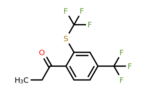 1806657-60-2 | 1-(4-(Trifluoromethyl)-2-(trifluoromethylthio)phenyl)propan-1-one
