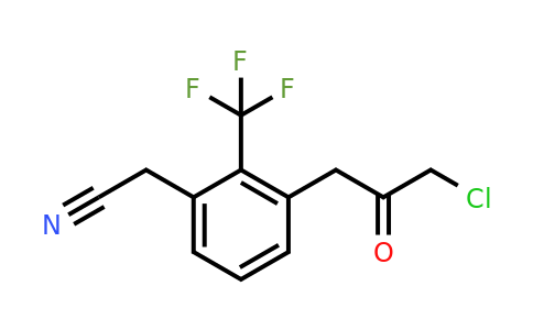 1806657-65-7 | 3-(3-Chloro-2-oxopropyl)-2-(trifluoromethyl)phenylacetonitrile