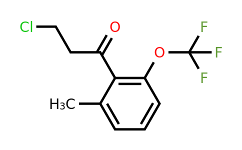 1806657-71-5 | 2-(3-Chloropropanoyl)-3-(trifluoromethoxy)toluene