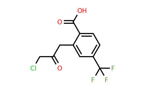 1806658-18-3 | 2-(3-Chloro-2-oxopropyl)-4-(trifluoromethyl)benzoic acid