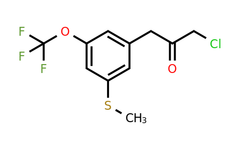 1806658-30-9 | 1-Chloro-3-(3-(methylthio)-5-(trifluoromethoxy)phenyl)propan-2-one