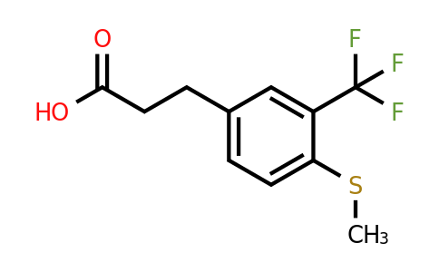 1806658-33-2 | 3-(4-(Methylthio)-3-(trifluoromethyl)phenyl)propanoic acid