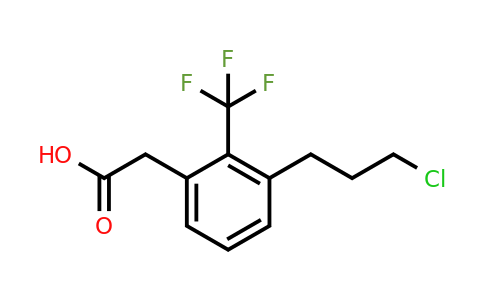 1806658-57-0 | 3-(3-Chloropropyl)-2-(trifluoromethyl)phenylacetic acid