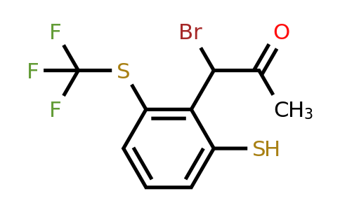 1806658-83-2 | 2-(1-Bromo-2-oxopropyl)-3-(trifluoromethylthio)thiophenol